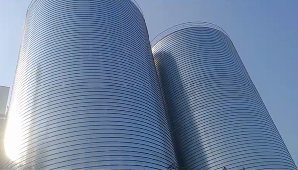 融水2座混凝土高架卷板仓